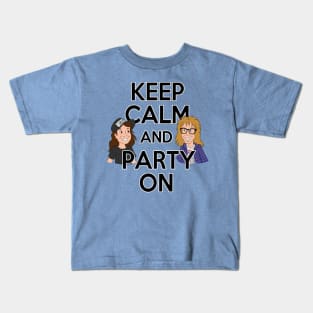 Keep Calm and Party On Kids T-Shirt